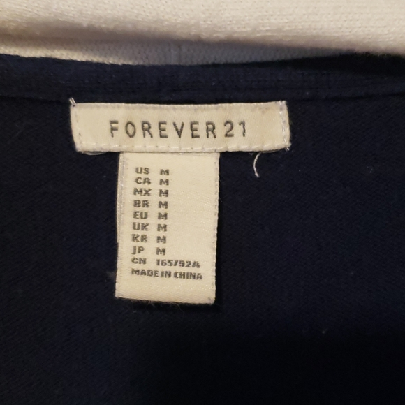 Stripped navy and white cardigan - Picture 2 of 2